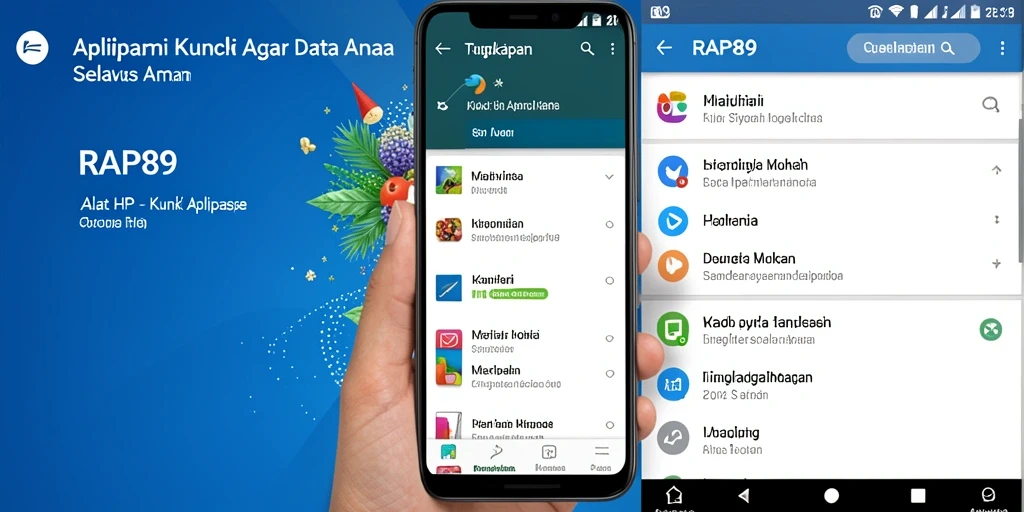 Antarmuka RAP89 yang modern dan mudah digunakan.