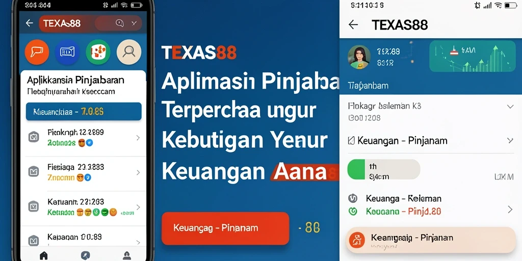 Tampilan antarmuka pengguna TEXAS88 yang mudah digunakan untuk pengajuan pinjaman.