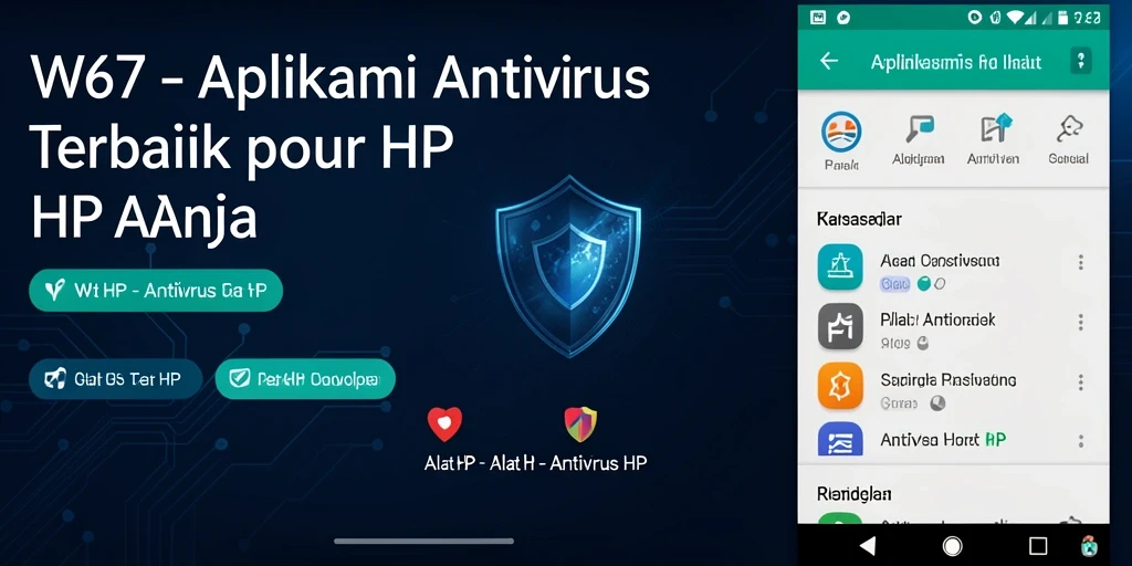 Antarmuka W67 yang sederhana dan efektif untuk perlindungan HP.