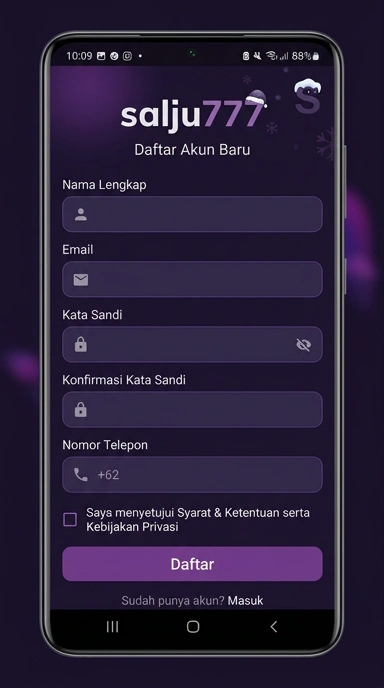 Panduan Registrasi Akun salju777 untuk Pengguna Android